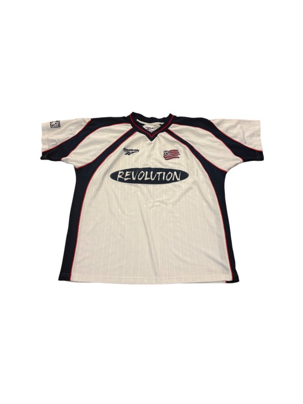Vintage Reebok 1997-1998 New England Revolution Away Kit MLS Soccer Jersey Large